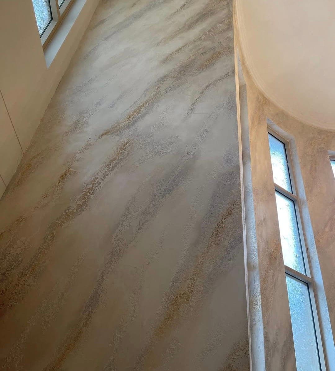 Elite Rendering — premium Venetian plaster feature wall