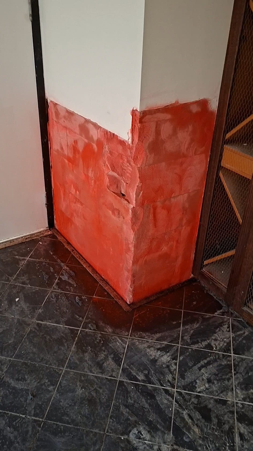 Rising damp treatment Sydney — damp-affected masonry wall before treatment